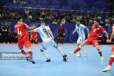 عکس‌هایی از دیدار تیم‌ ملی فوتسال افغانستان و آرژانتین