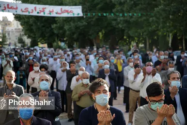 اقامه نماز عید سعید فطر در حرم مطهر امام رضا(ع)