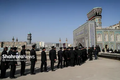 گزارش تصویری | آیین سنتی «صلا» در حرم مطهر رضوی هم‌زمان با نخستین روز از ماه محرم