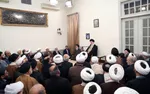 رهبر معظم انقلاب در دیدار دست‌اندرکاران همایش بین‌المللی تسنیم: حوزه علمیه وام‌دار آیت‌الله جوادی آملی است | تفسیر تسنیم کاری بزرگ و از افتخارات شیعه و حوزه است + فیلم و تصاویر