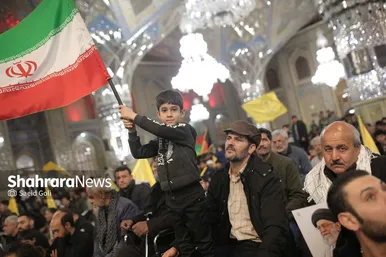 گزارش تصویری | اجتماع مهاجران افغانستانی ساکن مشهد در سوگ قائد امت