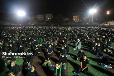 عزاداری دهه اول محرم در ورزشگاه تختی مشهد