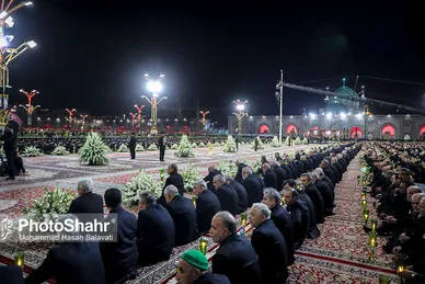 عکس| آیین خطبه‌خوانی شب شهادت امام رضا علیه السلام (۱۳ شهریور ۱۴۰۳)