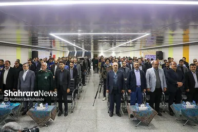 مراسم بهره‌برداری از دسترسی اصلی ایستگاه الندشت