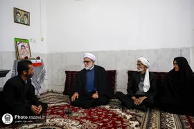 دیدار تولیت آستان قدس رضوی با خانواده شهید &laquo;رضا رضوانی&raquo;