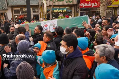 گزارش تصویری | مراسم تشییع پیکر شهید «عیسی علیپور» از شهدای خدمت شهرداری مشهد ۲