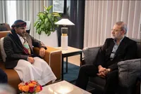 لاریجانی با سخنگوی انصارالله یمن دیدار کرد