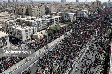 گزارش تصویری | تشییع پیکر امام شهید در تهران (۱۵ تیر ۱۴۰۵) - ۱