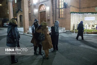 مراسم آغاز سال ۲۰۲۲ میلادی در تهران