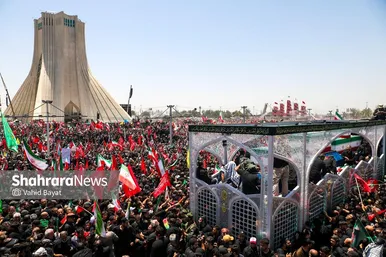 گزارش تصویری | تشییع پیکر امام شهید در تهران (۱۵ تیر ۱۴۰۵) - ۴