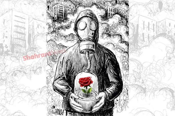 کارتون | پیش‌بینی آسمانی غبارآلود در کلانشهرهای کشور تا روزهای آینده
