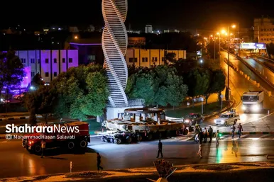 عملیات انتقال دستگاه TBM حفاری قطار شهری