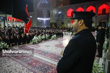 گزارش تصویری | آیین شام غریبان شهادت امام رضا(ع) در حرم رضوی
