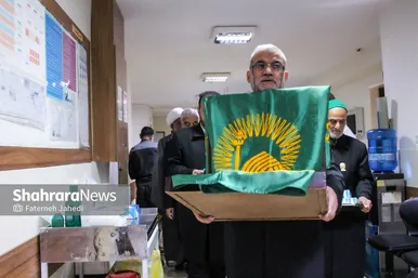 گزارش تصویری | حضور کاروان «زیر سایه خورشید» در بیمارستان امید مشهد