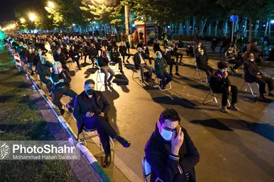 مراسم احیاء شب بیست و یک رمضان در بلوار امامت مشهد