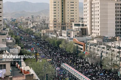 راهپیمایی روز قدس در مشهد (۱۷ فروردین ۱۴۰۳)