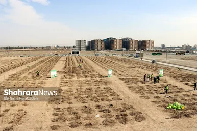 مراسم روز درختکاری در مشهد