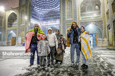 گزارش تصویری | بارش شدید برف در مشهد