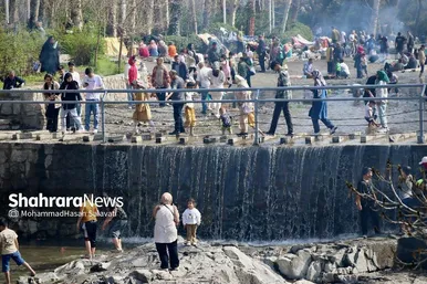 گزارش تصویری | سیزده بدر در وکیل آباد مشهد