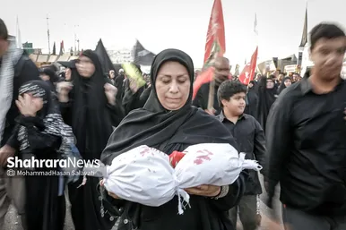 گزارش تصویری | در مسیر کربلا، به یاد کودکان غزه