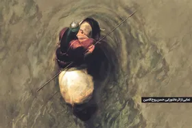 نقاشی عاشورایی به سختی نفس می&zwnj;کشد