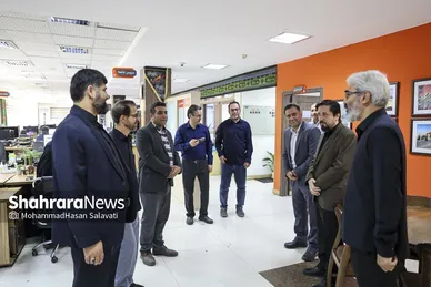 گزارش تصویری | بازدید مدیران استانی و شهری از موسسه فرهنگی شهرآرا به مناسبت روز خبرنگار - ۱
