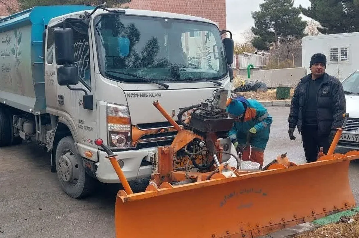 شهرداری منطقه ۷ مشهد در آماده‌باش کامل برای بارش‌های احتمالی در روزهای اخیر