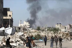 حمله اسرائیل به منزل مسکونی در غزه و شهادت زن باردار