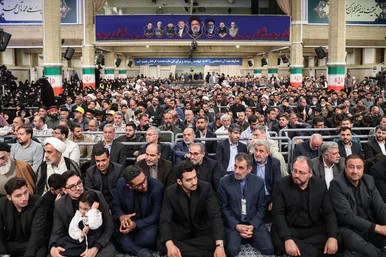 گزارش تصویری | مراسم بزرگداشت شهید رئیسی و شهدای خدمت با حضور رهبر معظم انقلاب (۳۰ اردیبهشت ۱۴۰۴)