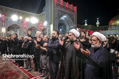 گزارش تصویری | حسینیه حرم | عزاداری سنتی هیئات استان قزوین در حرم مطهر رضوی