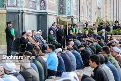 برگزاری مراسم چهلم شهدای خدمت در حرم امام‌رضا(ع) (۱۲ تیر ۱۴۰۳)