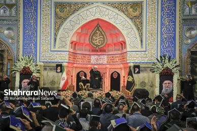 گزارش تصویری | مراسم احیای دومین شب قدر در حرم مطهر امام رضا (ع)