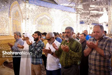 نماز عید سعید قربان در حرم مطهر رضوی