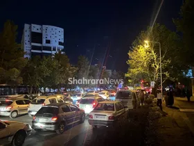 اجتماع هواداران قالیباف در مشهد محدودیت ترافیکی ایجاد کرد (۶ تیر ۱۴۰۳)