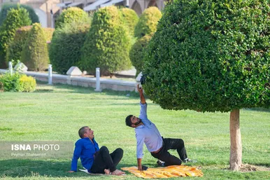 گزارش تصویری | تابش خورشید گرم بر سر اصفهان