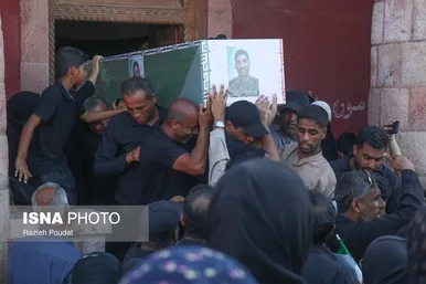 گزارش تصویری | تشییع پیکر شهید «قدرت زرنگاری» - جزیره هرمز