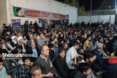 مهاجران افغانستانی در سوگ رئیس‌جمهور شهید