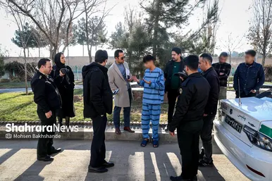 گزارش تصویری | بازسازی صحنه قتل در میدان معراج مشهد