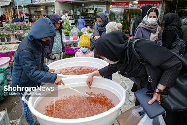 بازار گل مشهد در آستانه سال نو