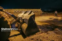 ویدئو| تخریب دیوار اراضی متعلق به آستان قدس در خیابان سپاه| آمادگی مشهد برای سیلاب احتمالی در روز جمعه (۲۸اردیبهشت۱۴۰۳)