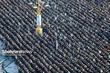 گزارش تصویری | اقامه نماز عید فطر در حرم مطهر امام رضا (ع)