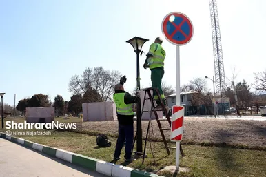 رنگ بهار در خیابان‌های مشهد