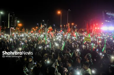 مراسم رونمایی از بزرگترین المان هنری شهری مشهد با عنوان «وطن»