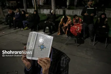 مراسم احیای شب ۲۱ ماه رمضان در بهشت رضا(ع)