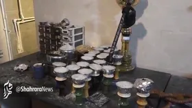 جمع&zwnj;آوری قلیان&zwnj;های غیر مجاز توسط گشت تعزیرات