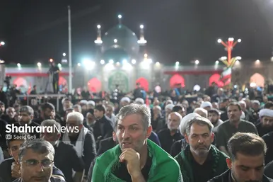 گزارش تصویری | مراسم بزرگداشت رهبر شهید ایران در حرم مطهر امام رضا (ع)