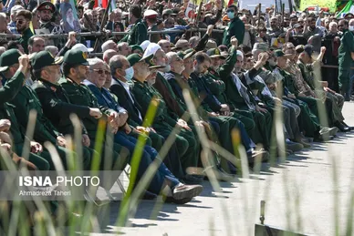 تشییع باشکوه پیکر سردار شهید زاهدی در اصفهان