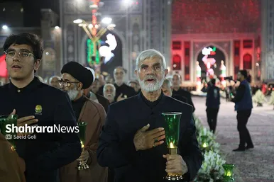 گزارش تصویری | مراسم خطبه خوانی حرم مطهر رضوی در شب شهادت امام رضا(ع)