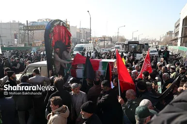 گزارش تصویری | اجتماع عظیم فاطمیون در مشهد