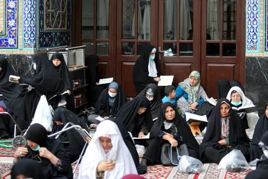 ترتیل خوانی قرآن کریم در مسجد گوهرشاد حرم مطهر رضوی